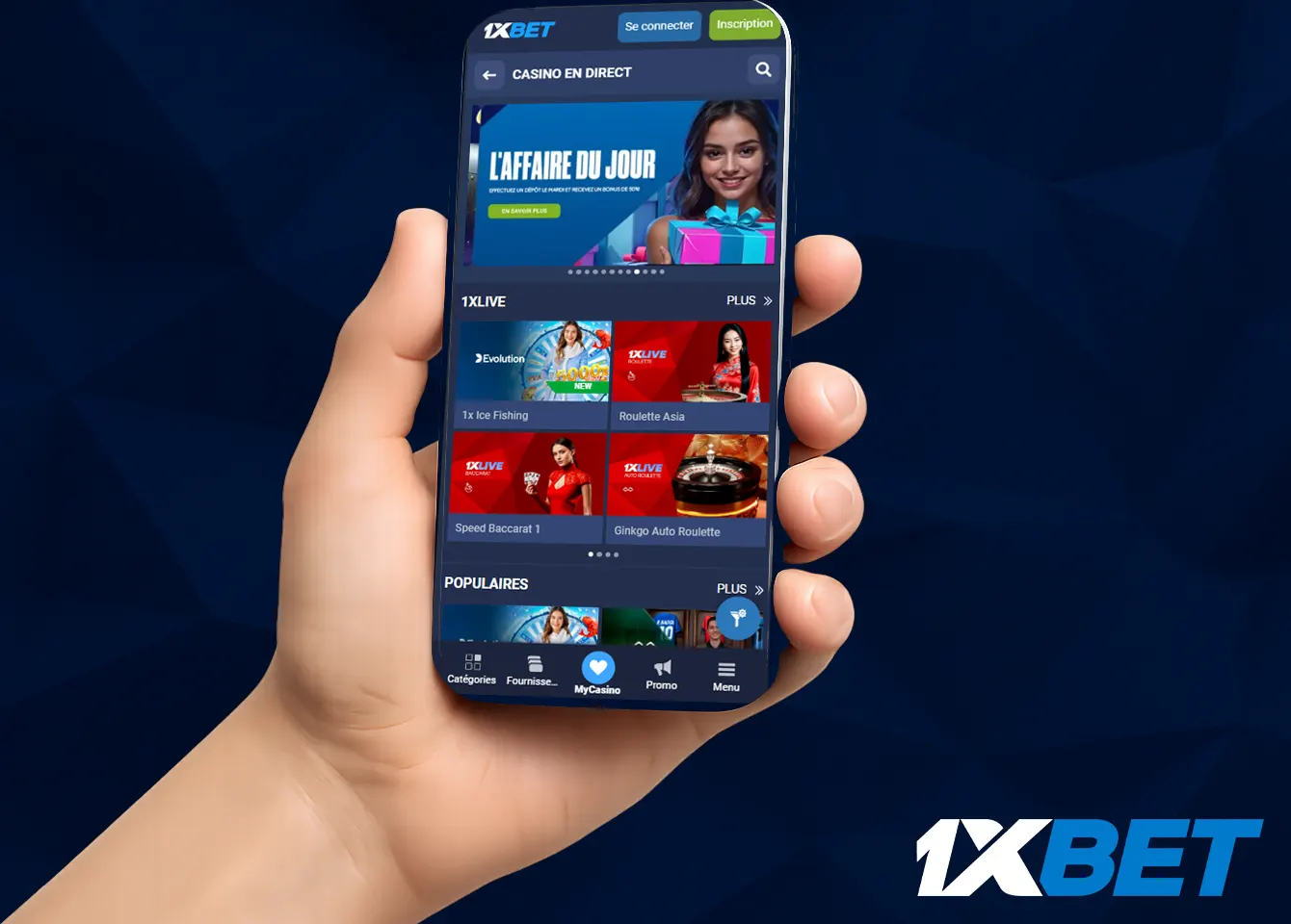 L'avis des joueurs sur le casino en direct 1xbet