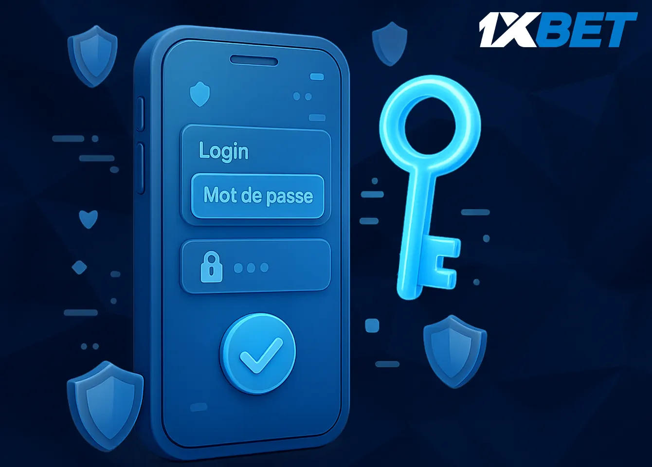 Votre compte est protégé de manière fiable grâce à l'application mobile 1xbet.